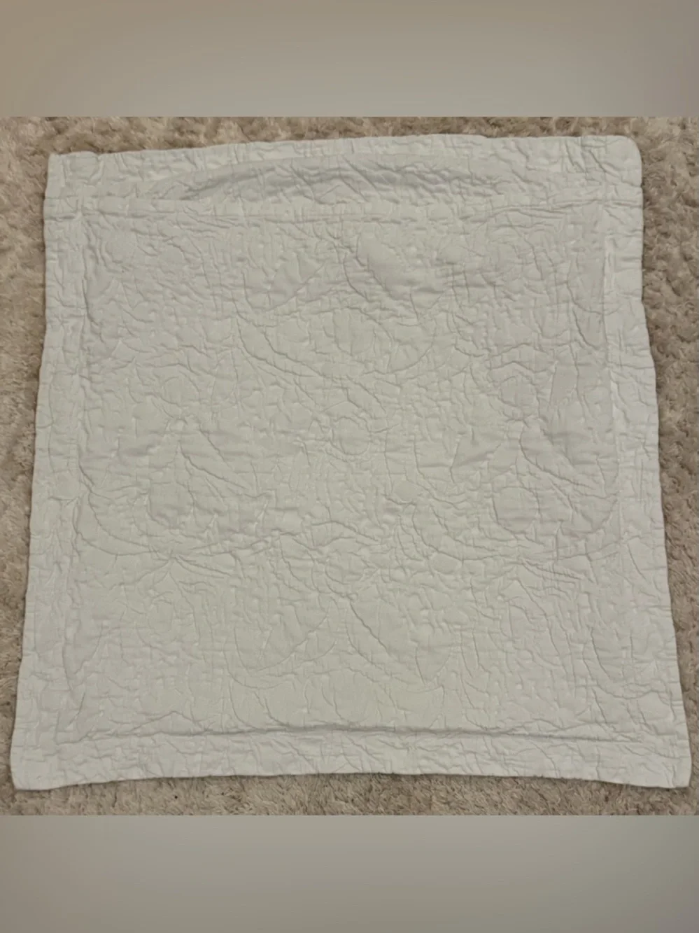 Pottery Barn White Pillow Shams, Set of 2